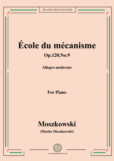 Duvernoy-École du mécanisme,Op.120,No.9,for Piano (arr. MSM)