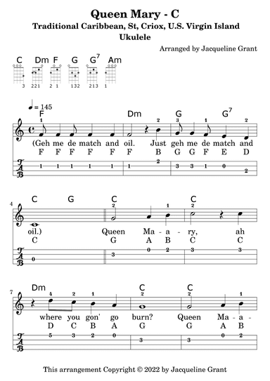 Queen Mary (arr. Jacqueline Grant)