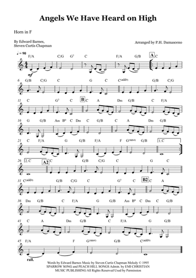 Angels We Have Heard On High (arr. P.H. Damasceno)
