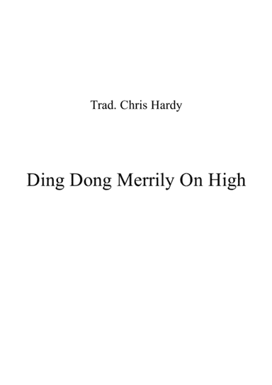 Ding Dong Merrily on High for Brass Quartet (arr. Chris Hardy)