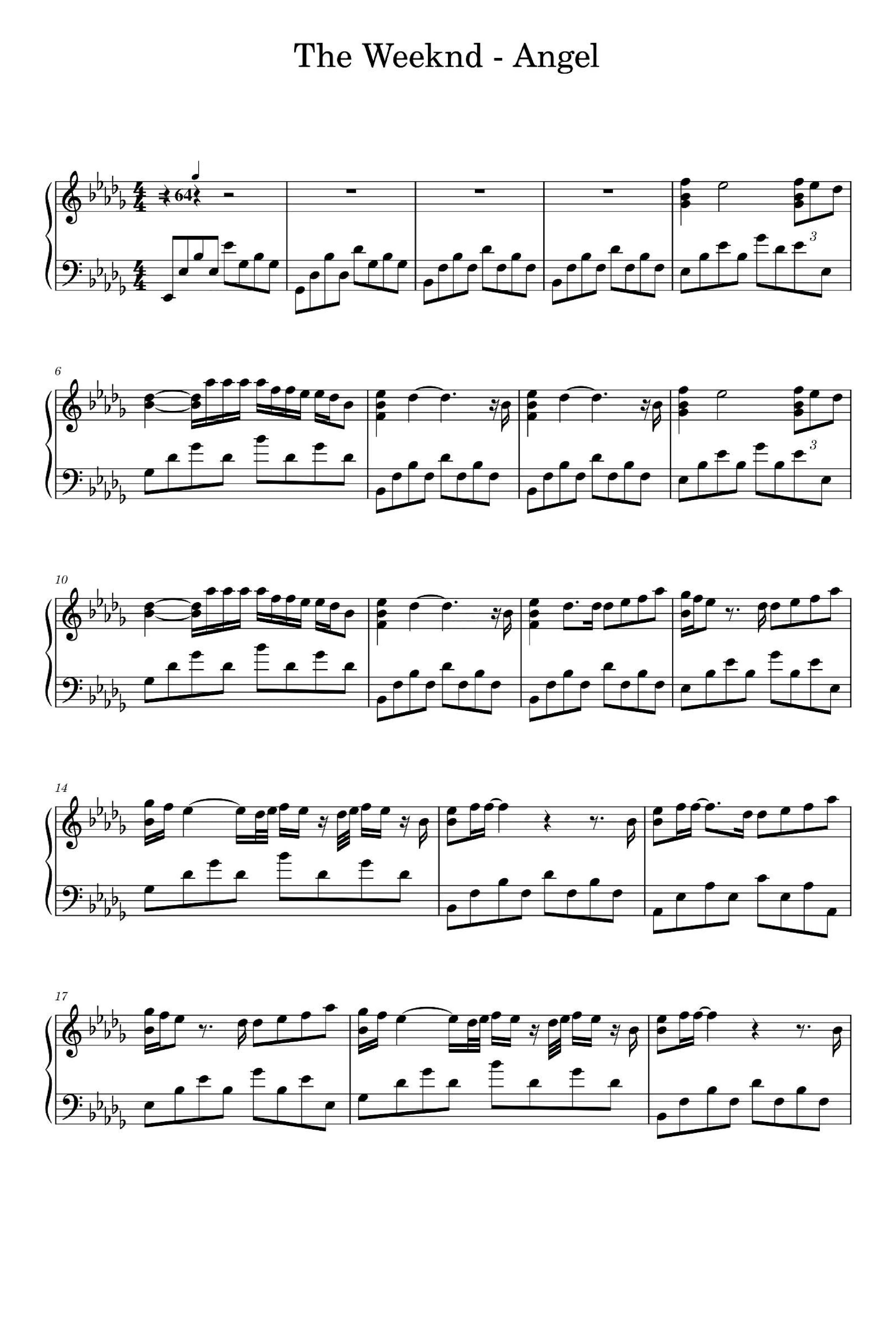 Angel (arr. The Weeknd)