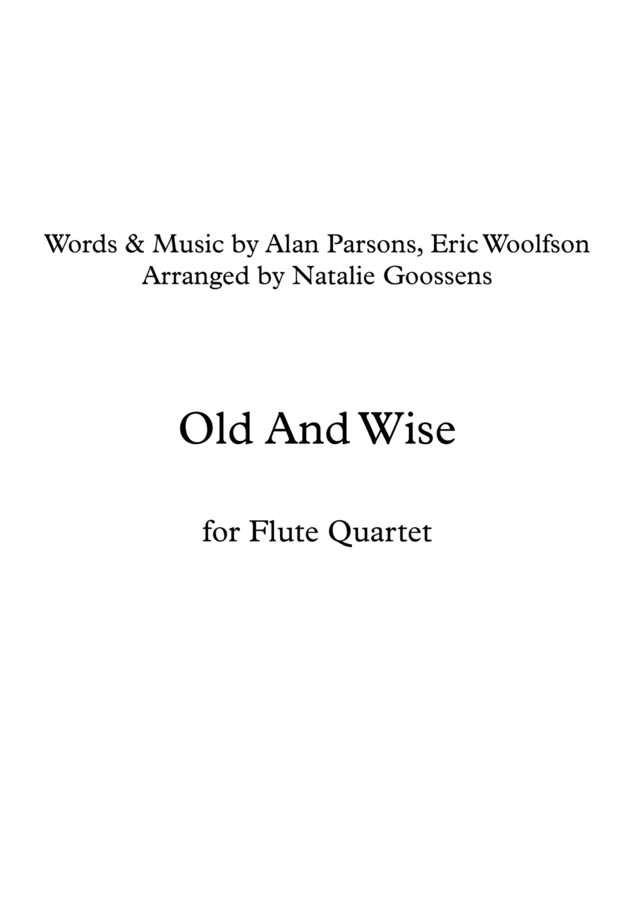 Old And Wise (arr. Natalie Goossens)