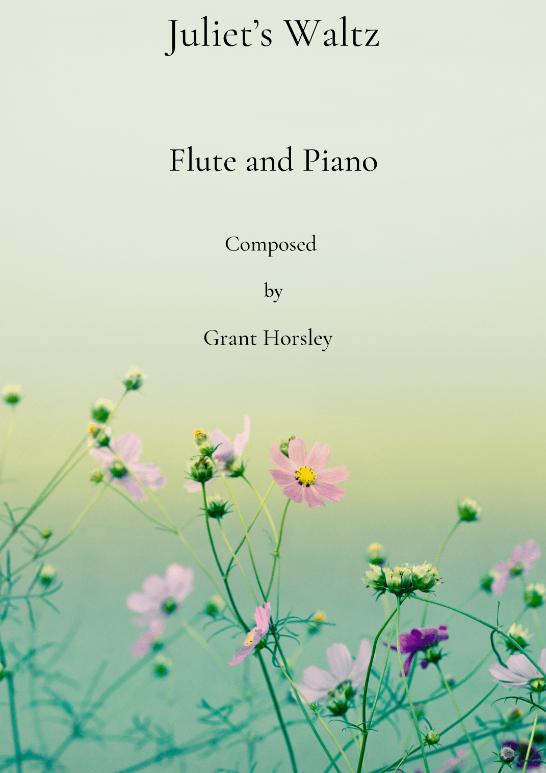 Juliet's Waltz. Original romantic waltz for Flute and Piano.
