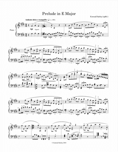 Prelude in E Major