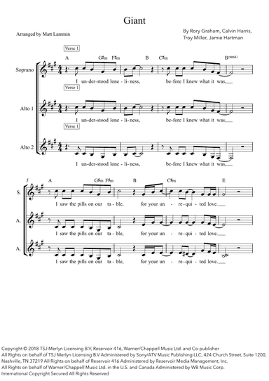 Giant (arr. Matt Lammin)