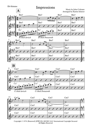 Impressions (arr. Katrin Scherer)