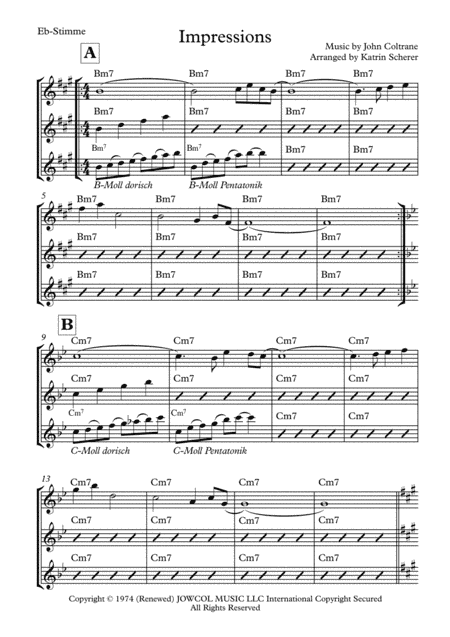 Impressions (arr. Katrin Scherer)