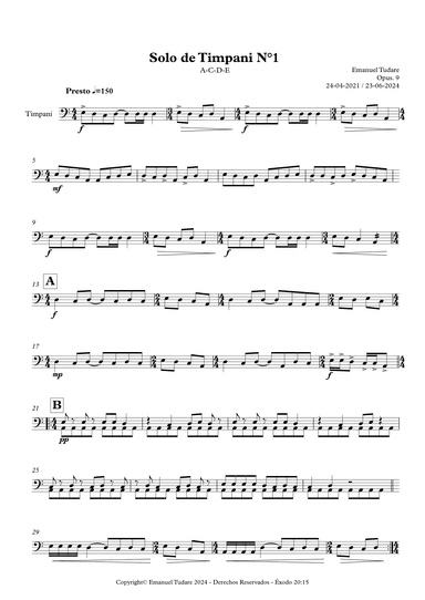 Solo de Timpani Nº1