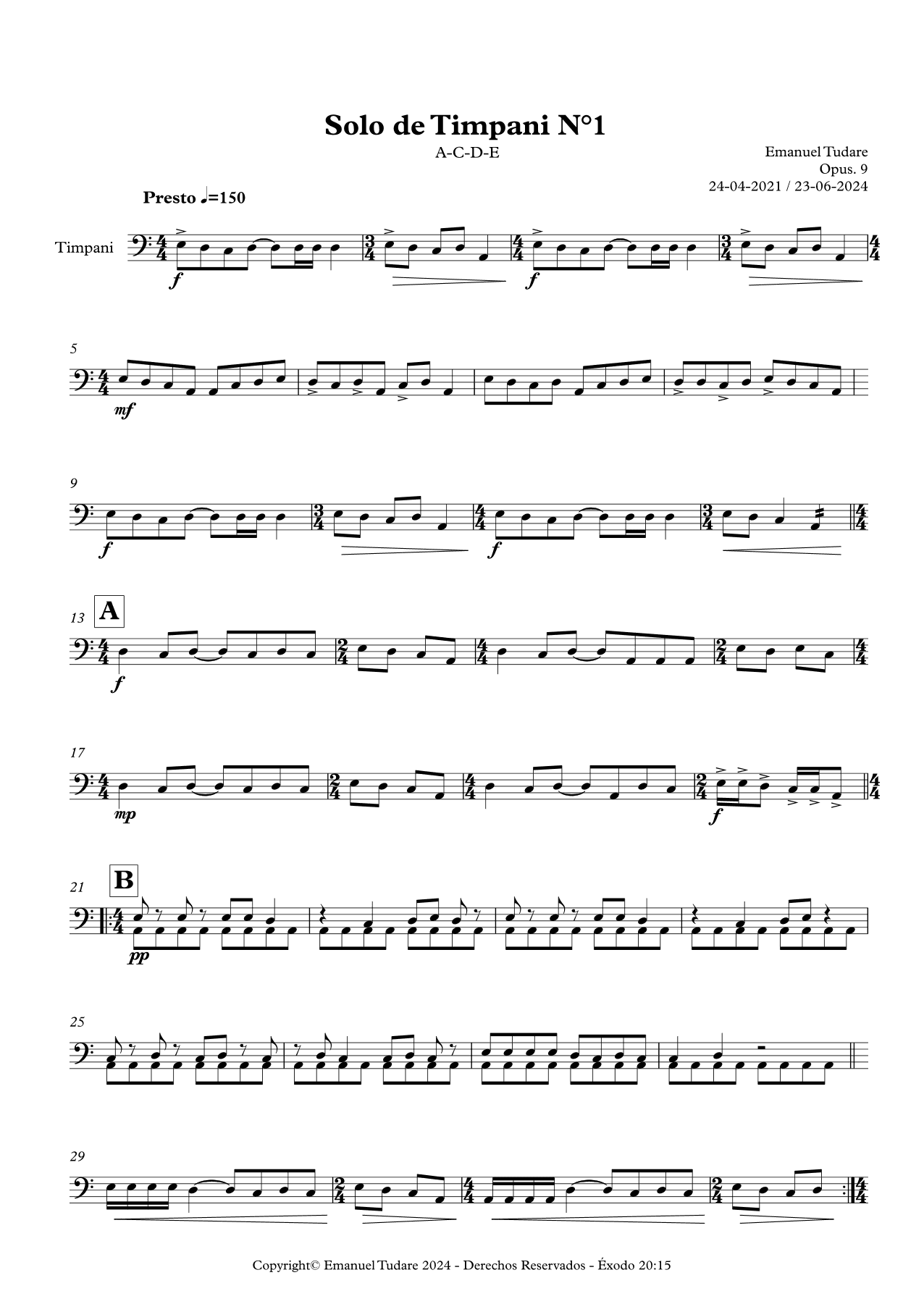 Solo de Timpani Nº1