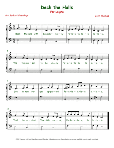 Deck the Halls (arr. Lori Cummings)