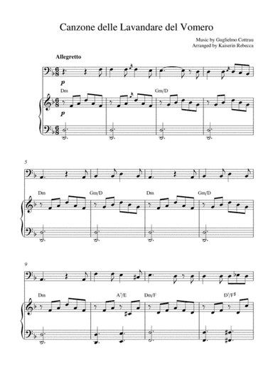 Canzone delle Lavandare del Vomero (arr. Kaiserin Rebecca)