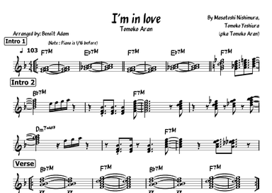 I'm In Love (arr. Benoit Adam)