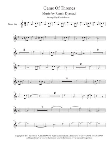 Game Of Thrones (arr. Kevin Busse)