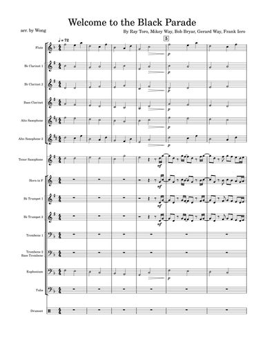 Welcome To The Black Parade (arr. Kaitlin Wong)