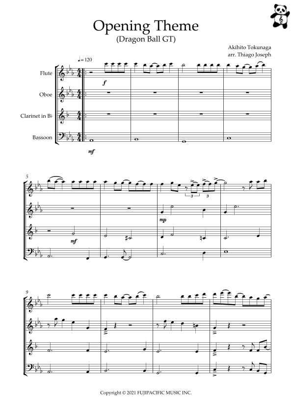 Dragon Ball Gt (arr. Thiago Joseph)