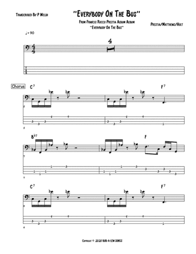 Everybody On The Bus (arr. Accubass)