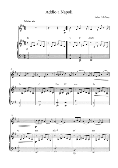 Addio a Napoli (arr. Kaiserin Rebecca)