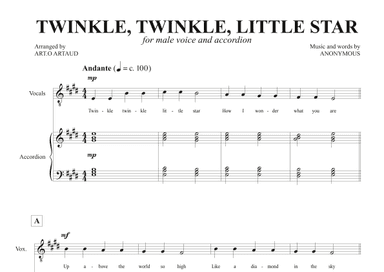 Twinkle Twinkle Little Star (arr. Art.o Artaud)