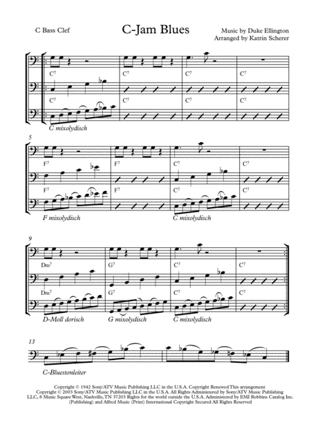 C-jam Blues (arr. Katrin Scherer)