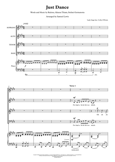Just Dance (arr. Samuel Lewis)