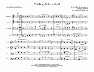 This Is My Father's World (arr. Dominic Meccia)