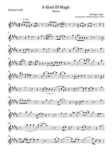 A Kind Of Magic (arr. Melquisedeque C.Silva)
