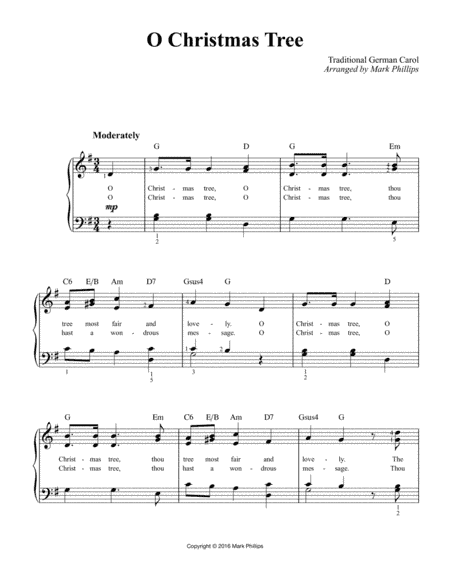 O Christmas Tree (arr. Mark Phillips)