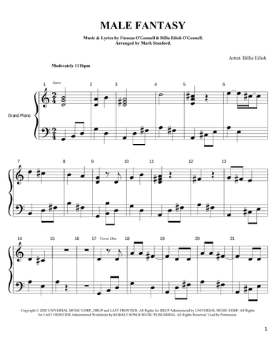 Male Fantasy (arr. Mark Stanford)