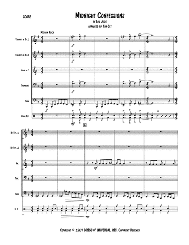 Midnight Confessions (arr. Tim Olt)