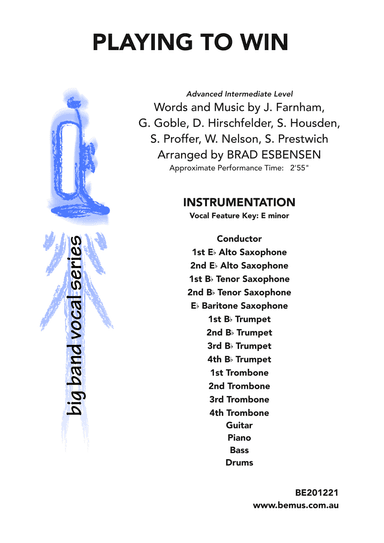Playing To Win (arr. Brad Esbensen)