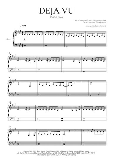 Deja Vu (arr. Pedro Merendi)