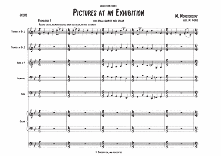 selection from 'Pictures at an Exhibition' (arr. Marc Goris)