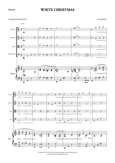 White Christmas (arr. Rafael Alves)