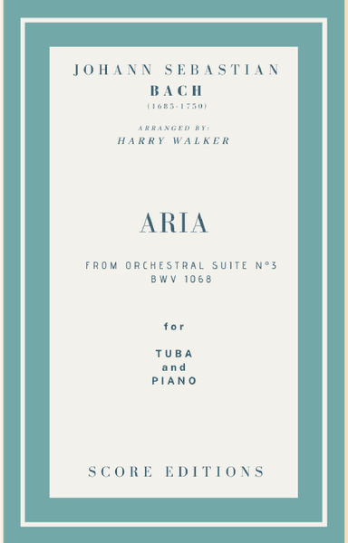 Bach Air from Suite No.3 (for Tuba and Piano) (arr. Harry Walker)