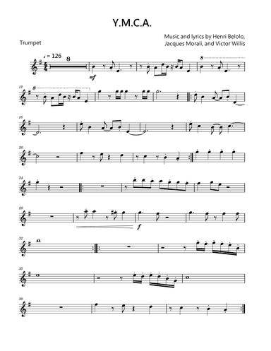 Y.m.c.a. (arr. David Lartey)