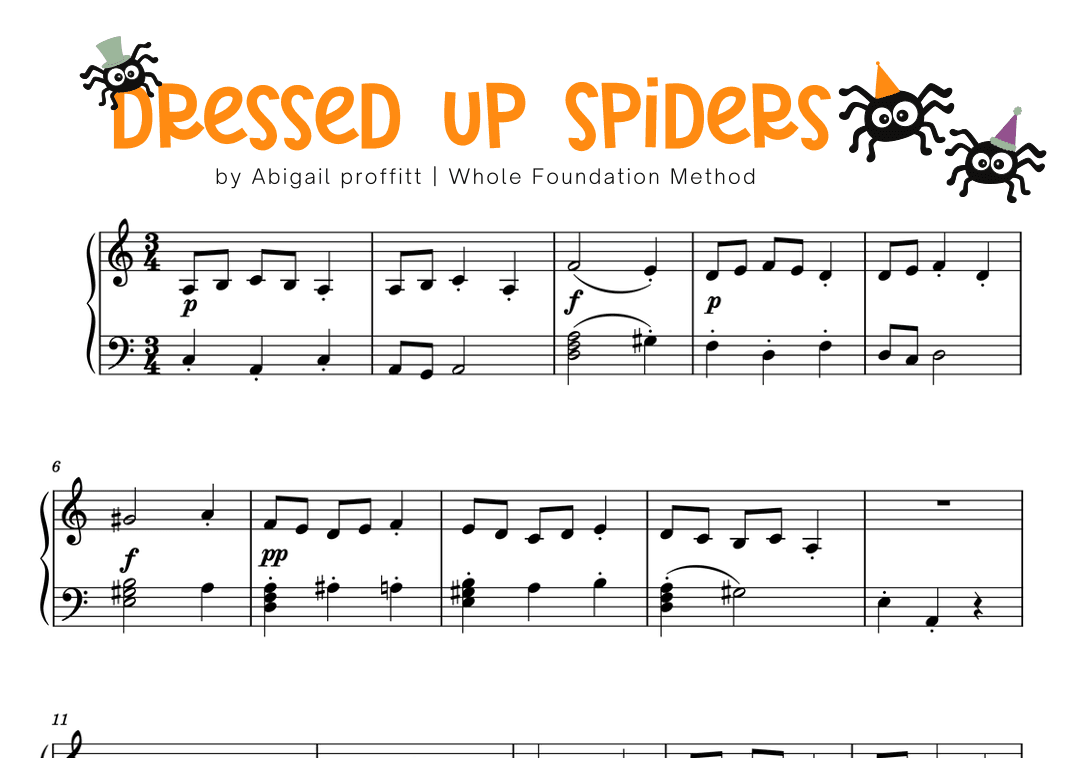 Dressed Up Spiders
