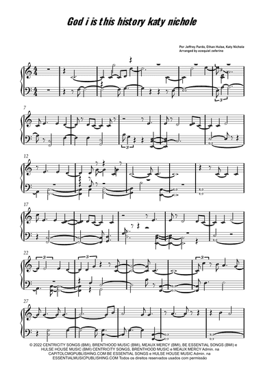 God Is In This Story (arr. by ezequiel zeferino)