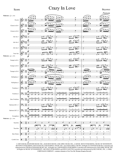Crazy In Love (arr. KD Putnam)