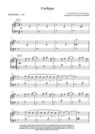 Cardigan (arr. Holger Dieffendahl)