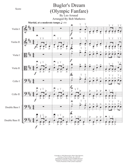 Bugler's Dream (Olympic Fanfare) (arr. Bob Mathews)
