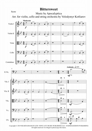 Bittersweet (arr. Volodymyr Kotliarov)