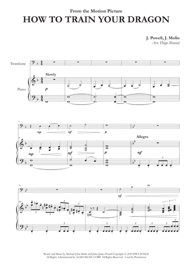 How To Train Your Dragon (arr. Diego Marani)