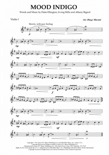 Mood Indigo (arr. Diego Marani)