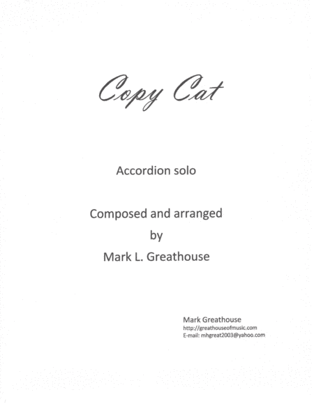 Copy Cat -- Accordion solo