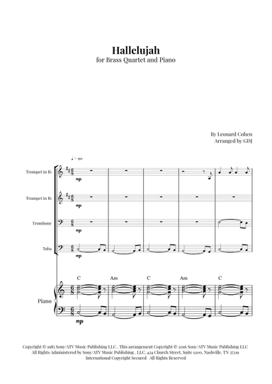 Hallelujah (arr. GDJ)