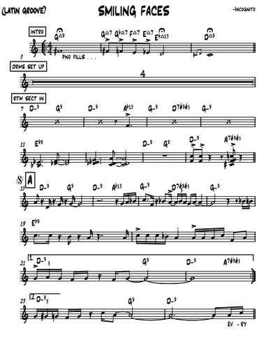 Smiling Faces (arr. Julian Horner)
