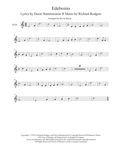 Edelweiss (arr. Kevin Busse)