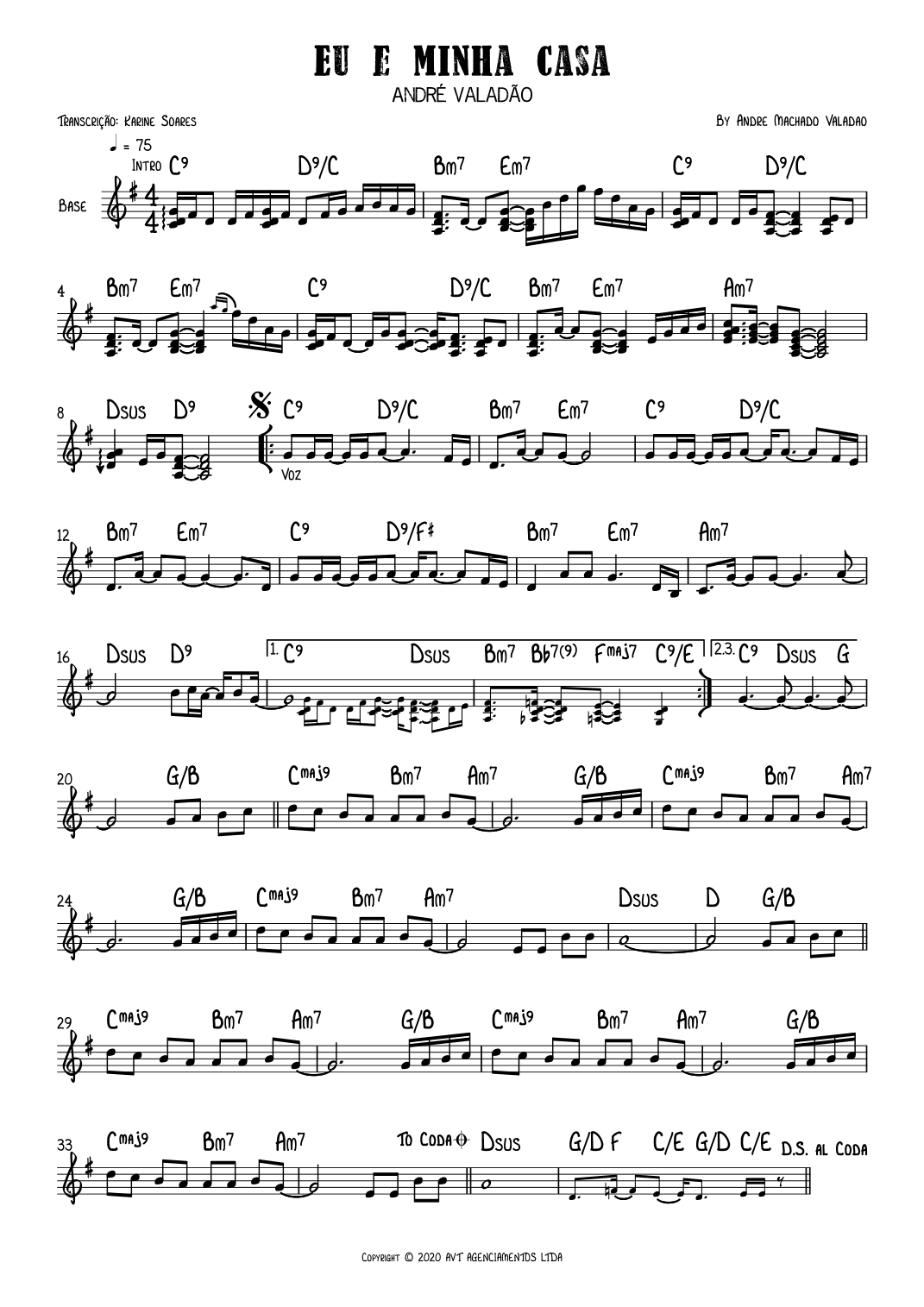 Eu E Minha Casa (arr. Karine Soares)