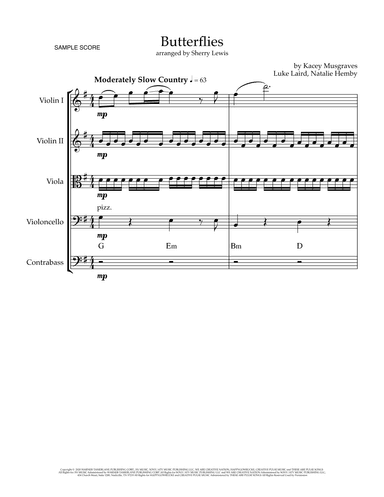 Butterflies (arr. Sherry Lewis)