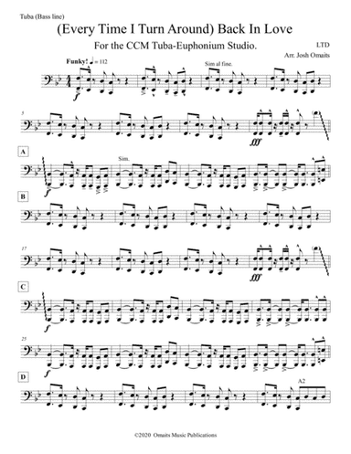 Back In Love Again (arr. Josh Omaits)